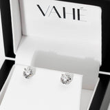 ASHER | Round Brilliant Diamond Studs in White Gold (0.60ct - 1.00ct tw.)