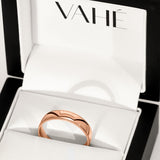 ZAYN | Milgrain Edge Ring in Rose Gold (4mm-8mm)