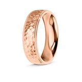 ZAYN | Milgrain Edge Ring in Rose Gold (4mm-8mm)
