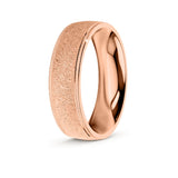 ZAYN | Milgrain Edge Ring in Rose Gold (4mm-8mm)