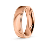 ZAYN | Milgrain Edge Ring in Rose Gold (4mm-8mm)
