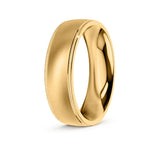 ZAYN | Milgrain Edge Ring in Yellow Gold (4mm-8mm)