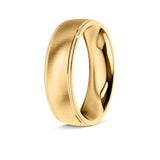 ZAYN | Milgrain Edge Ring in Yellow Gold (4mm-8mm)