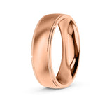 ZAYN | Milgrain Edge Ring in Rose Gold (4mm-8mm)