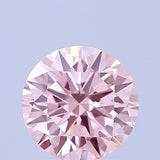 0.65 Carat Round Cut Fancy Pink