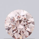 0.56 Carat Round Cut Fancy Pink