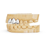 3 Piece Solid Cap Grillz | Grillz Melbourne Australia – side view