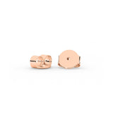 ALICE | Round Brilliant 4 Prong Diamond Studs in Rose Gold (0.20ct - 1.00ct tw.)