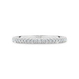 ADRIANA | French Pavé Diamond Ring in Platinum (0.42ct tw.)