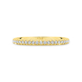 ADRIANA | French Pavé Diamond Ring in Yellow Gold (0.42ct tw.)