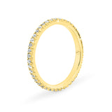 ADRIANA | French Pavé Diamond Ring in Yellow Gold (0.42ct tw.)