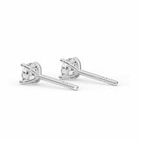 ALICE | Round Brilliant 4 Prong Diamond Studs in White Gold (0.20ct - 1.00ct tw.)