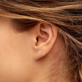 ALICE | Round Brilliant 4 Prong Diamond Studs in White Gold (0.20ct - 1.00ct tw.)