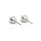 ASHER | Round Brilliant Diamond Studs in White Gold (0.20ct - 1.00ct tw.)