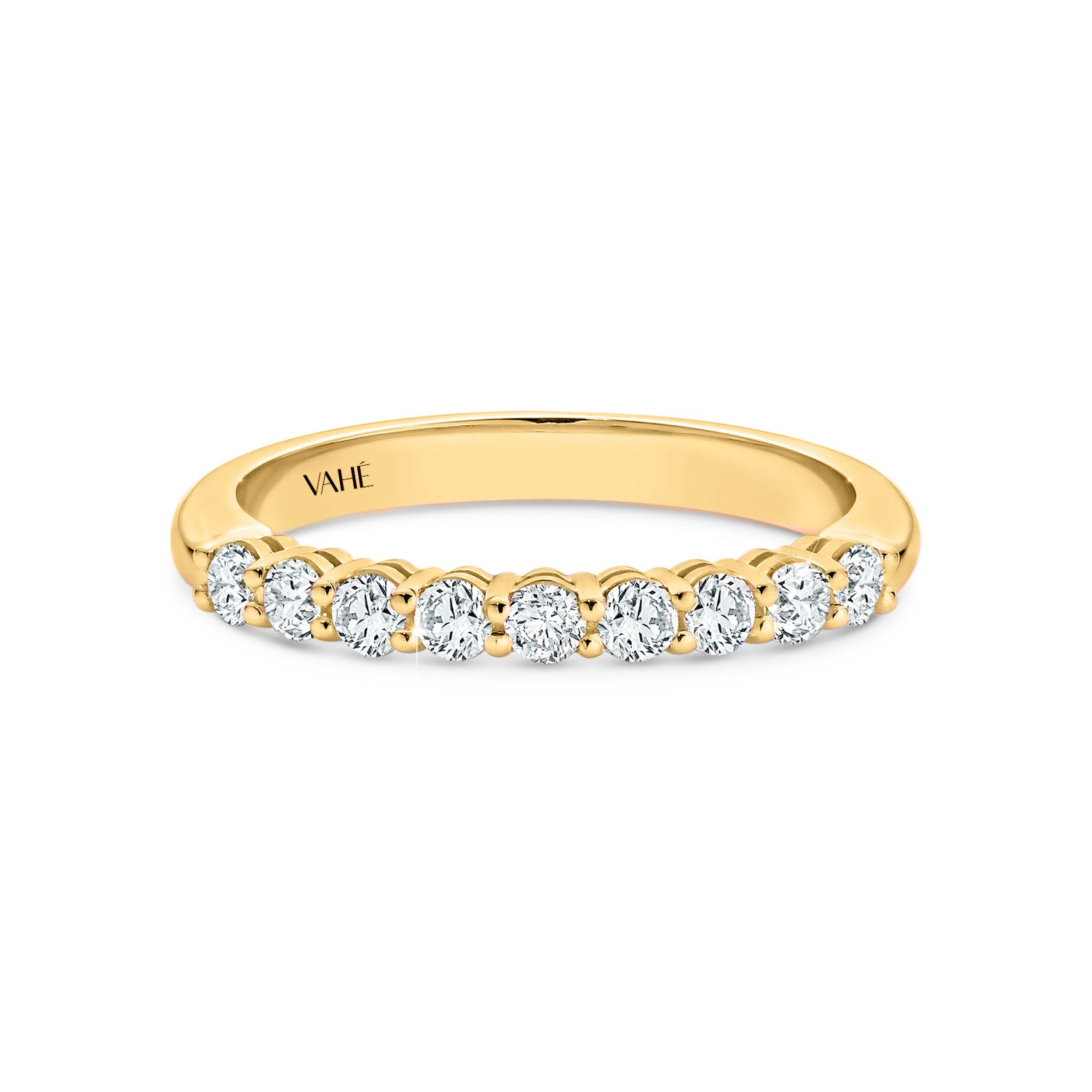 ADRIANA | Französischer Pavé-Diamantring aus 18 Karat Weißgold (0,19 Karat tw.)