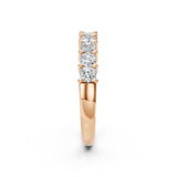BIANCA | Princess Cut Diamond Ring in Rose Gold (1.00ct tw.) – side view