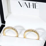 CUSTOM | Natural Diamond Matching Eternity Rings (2.12ct tw.) – in gift box
