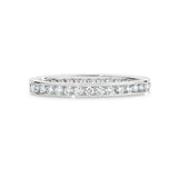 ELLA | Channel Set Diamond Ring in White Gold (0.65ct tw.)