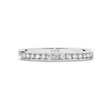 ELLA | Channel Set Diamond Ring in White Gold (0.25ct tw.)