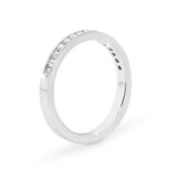 ELLA | Channel Set Diamond Ring in White Gold (0.25ct tw.)