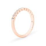ELORA | Diamantring mit Zargenfassung in 9 Karat Roségold (0,22 Karat tw.)