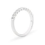 ELORA | Diamantring mit Zargenfassung in 18 Karat Weißgold (0,22 Karat tw.)
