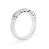 AURORA | Double Base Shared Prong Round Diamond Ring in White Gold (0.50ct - 0.70ct tw.)