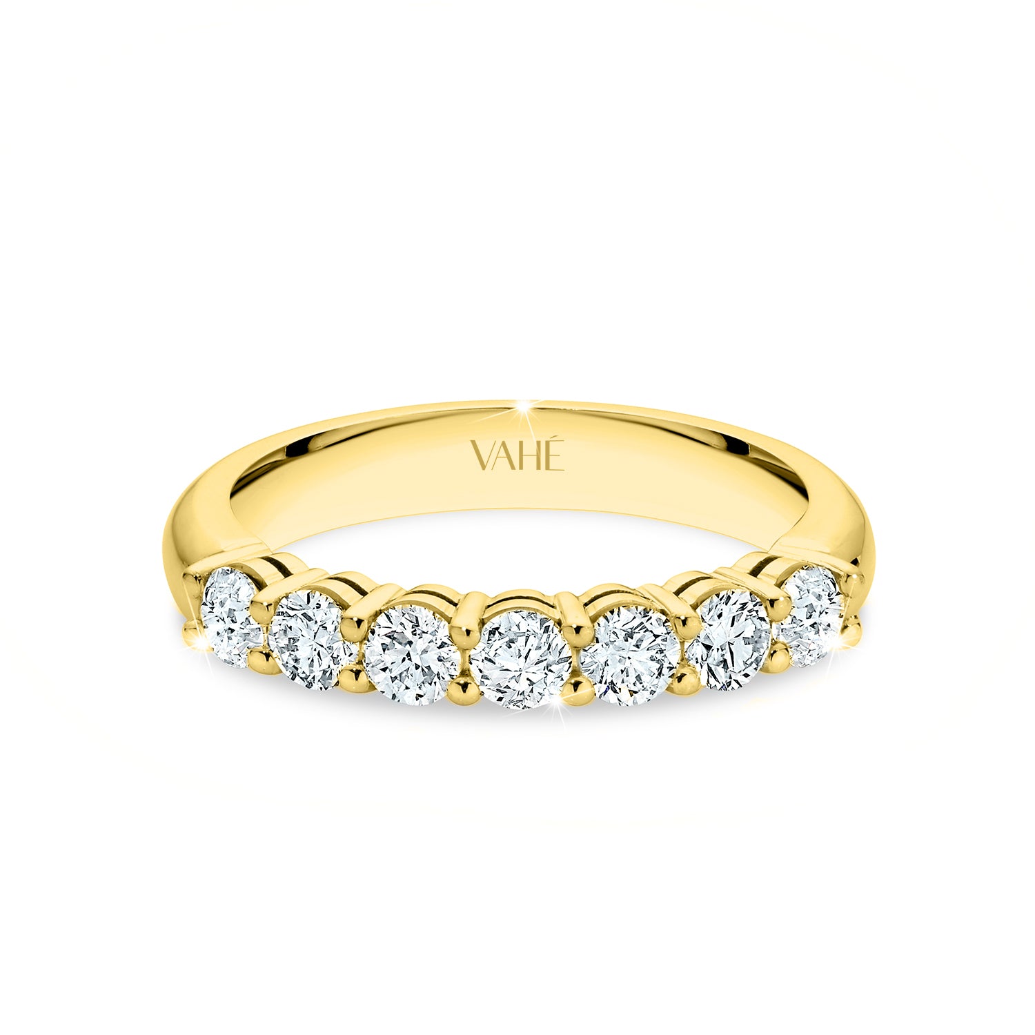 ADRIANA | Französischer Pavé-Diamantring aus 18 Karat Weißgold (0,19 Karat tw.)