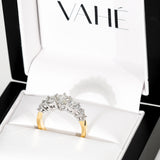 REMODELLING | Five Stone Ring in Yellow & White Gold