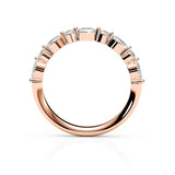 LILY | Marquise & Round Diamond Ring in Rose Gold (0.34ct tw.)