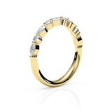 LILY | Marquise- und runder Diamantring aus 18 Karat Gelbgold (0,34 Karat tw.)