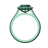 REMODELLING | Pear Shape Illusion Ring in White Gold