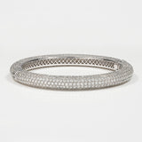 Micro Pavé Bangle in 18ct White Gold (20.80ct tw.)