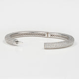 Micro Pavé Bangle in 18ct White Gold (20.80ct tw.)