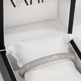Micro Pavé Bangle in 18ct White Gold (20.80ct tw.)