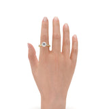 OLIVIA | Six Claw Round Brilliant Diamond Ring in 18ct Yellow & White Gold