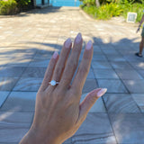 OLIVIA | Six Claw Round Brilliant Diamond Ring in 18ct Yellow & White Gold