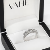 REMODELLING | Five Stone Oval Trellis Eternity in White Gold