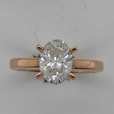 REMODELLING | Oval Shape Solitaire in Rose Gold