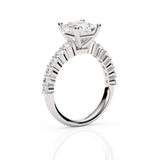 REMODELLING | Princess Cut Engagement Ring in White Gold