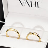 REMODELLING | Sapphire & White Diamonds in Yellow Gold