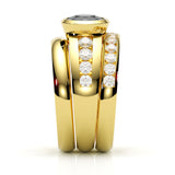 REMODELLING | Sapphire & White Diamonds in Yellow Gold