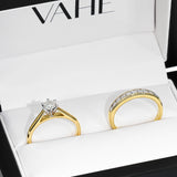 REMODELLING | Six Claw Solitaire in Yellow & White Gold