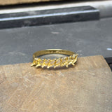 REMODELLING | Marquise Double Base Eternity in Yellow & White Gold – before remodelling
