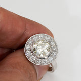 REMODELLING | Twist Solitaire with Eternity Ring in Yellow Gold – before remodelling