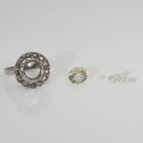 REMODELLING | Twist Solitaire with Eternity Ring in Yellow Gold – before remodelling