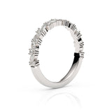 ROSE | Marquise & Round Diamond Ring in Platinum (0.38ct tw.)