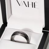 SCOTT | Brushed Tantalum with Black Diamonds