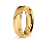 ZAYN | Milgrain Edge Ring in Yellow Gold (4mm-8mm)