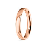 LILY | Classic Quarter Domed Ring in Rose Gold